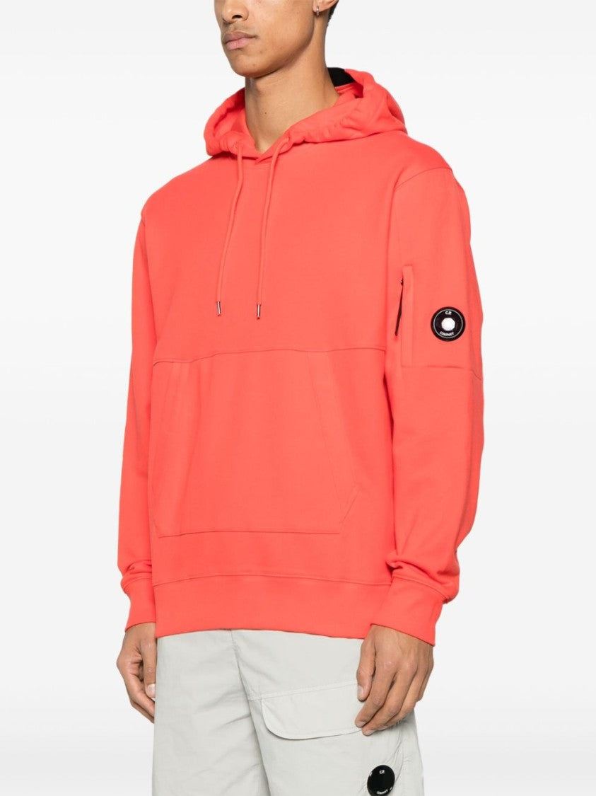 C.P. Company Poppy Red Logo Print Sweatshirt