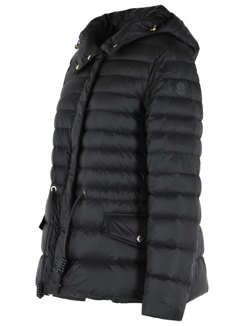 Moncler 'Raies' Black Polyamide Down Jacket