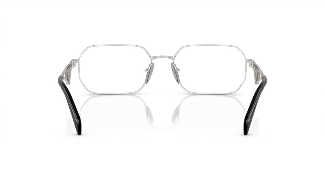 Prada 0Pr A53v Geometric Oversized Square Steel Sunglasses