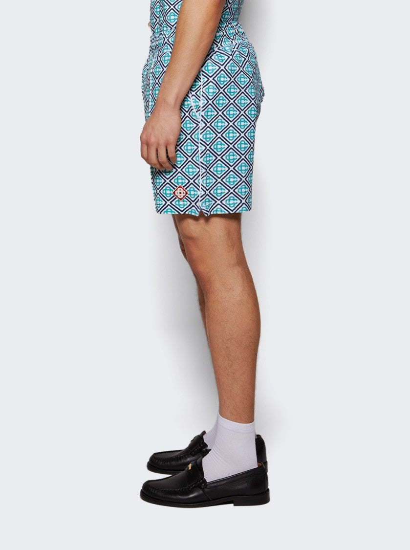 Casablanca Towelling Short Blue