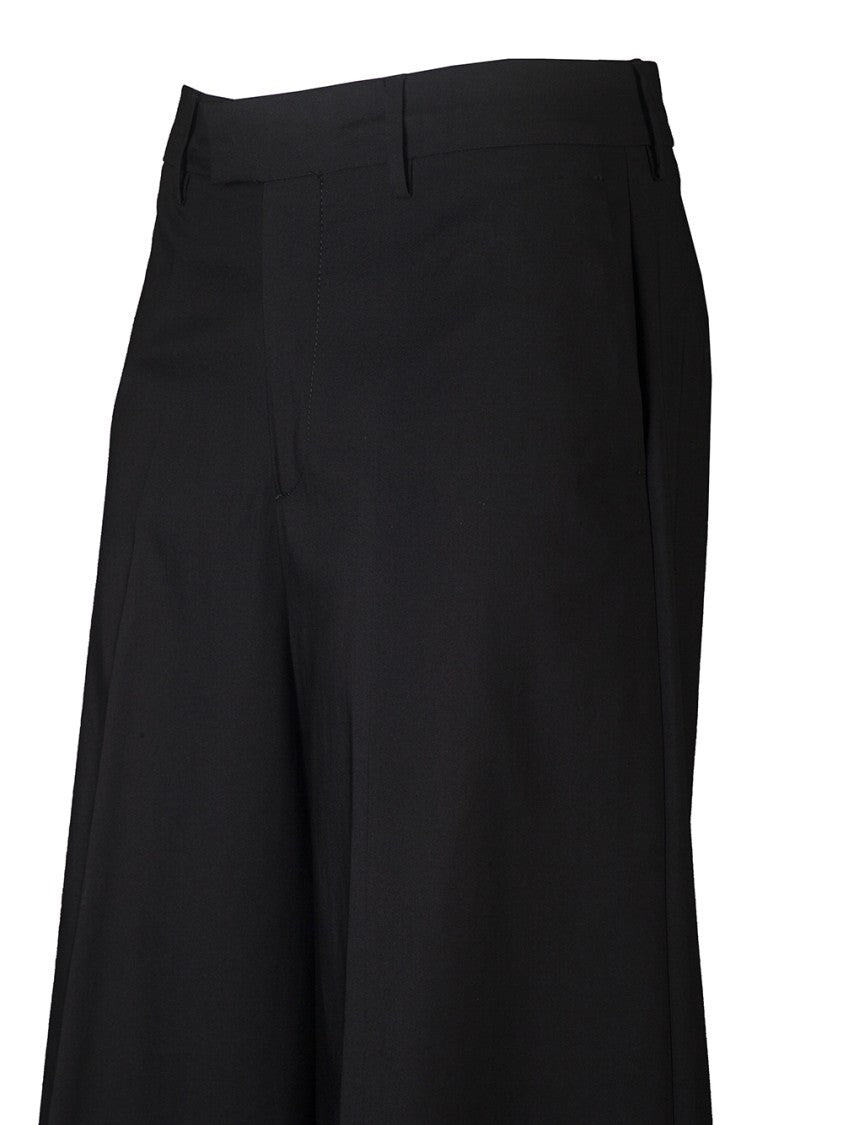 Berwich Wide-Leg Tailored Pants With Subtle Pleats
