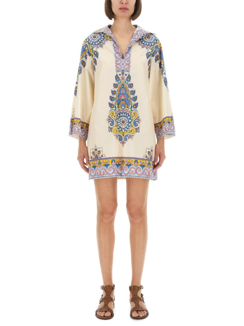Etro Bohemian Print Cover-Up Dress