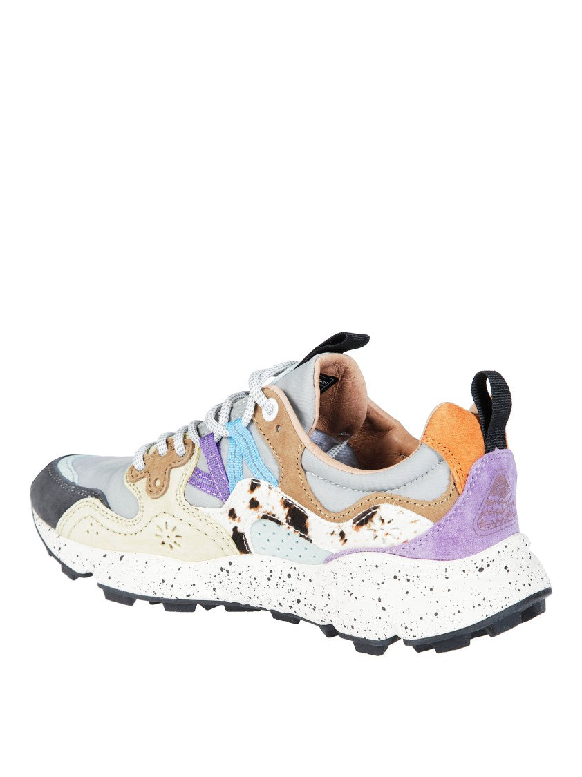 Flower Mountain Yamano 3 Pastel Multi-Material Rugged Outsole Sneakers