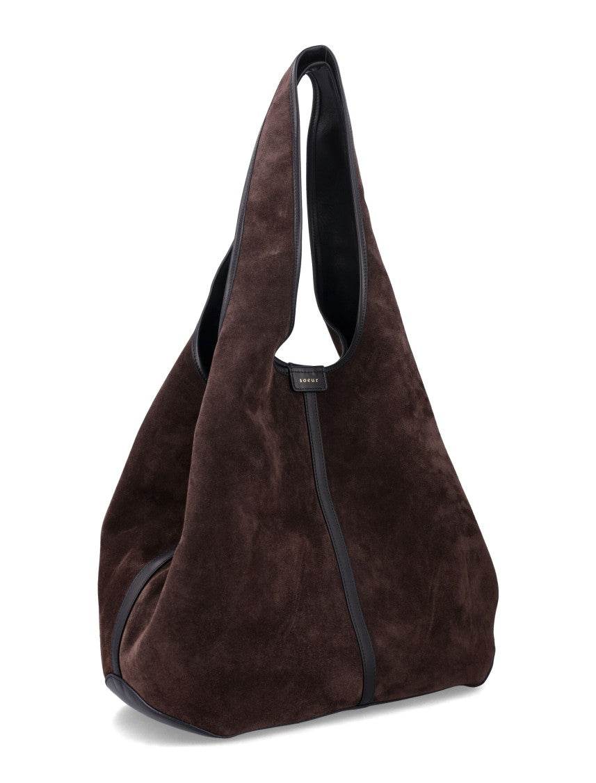 Soeur Douce Suede Leather Tote Bag