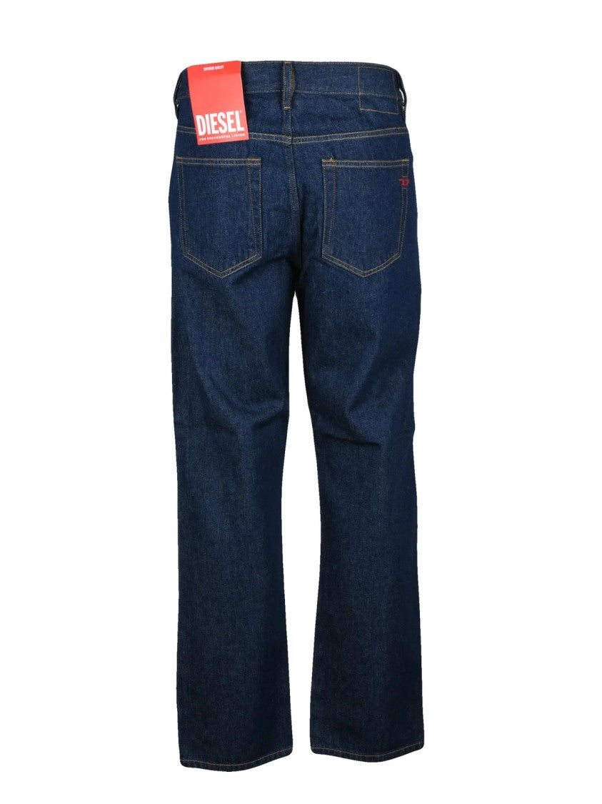 Diesel Blue Cotton Regular Jeans
