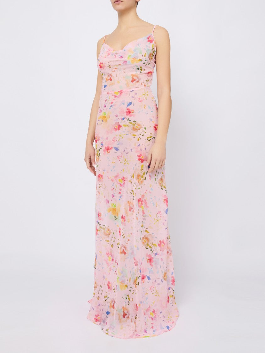 Mar De Margaritas Delicate Floral Maxi Dress
