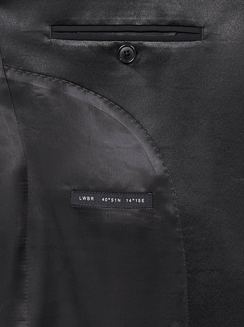 Low Brand Canvased Jet Black Tuxedo Suit