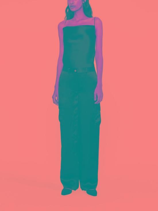 Theory High-Waisted Straight-Leg Pants With Cargo Pockets