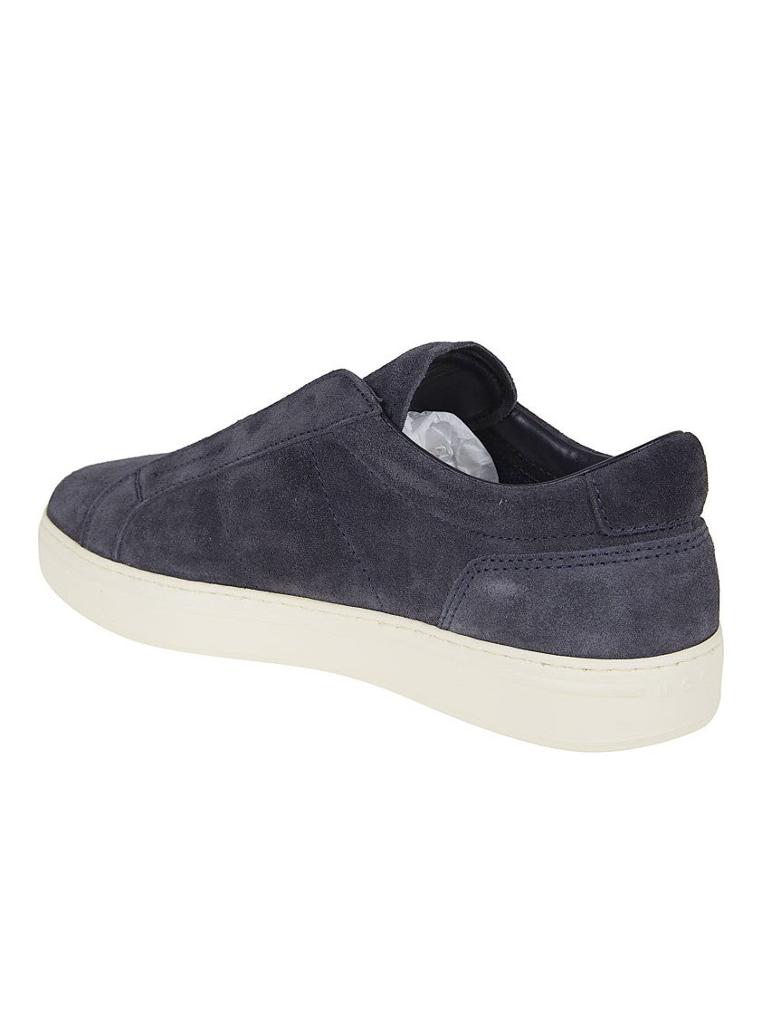 Hogan Blue Suede Slip-On Sneakers