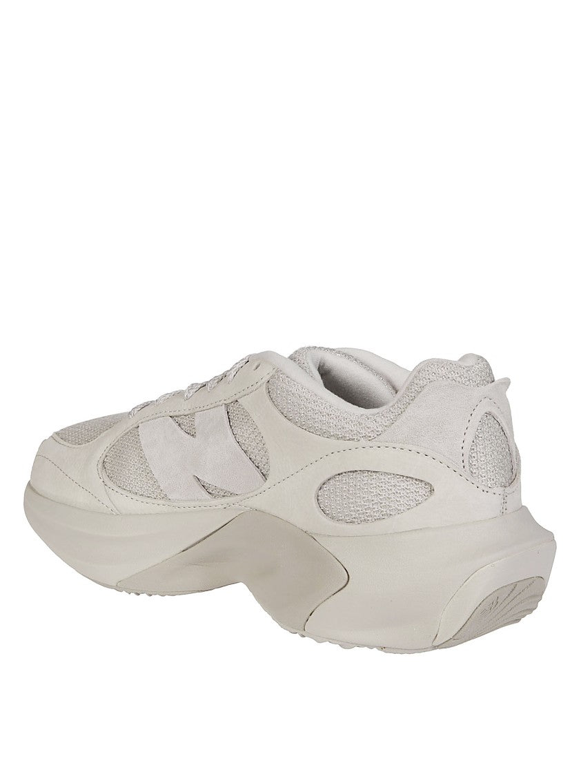 New Balance Chunky Sole Sneakers With Textured Leather