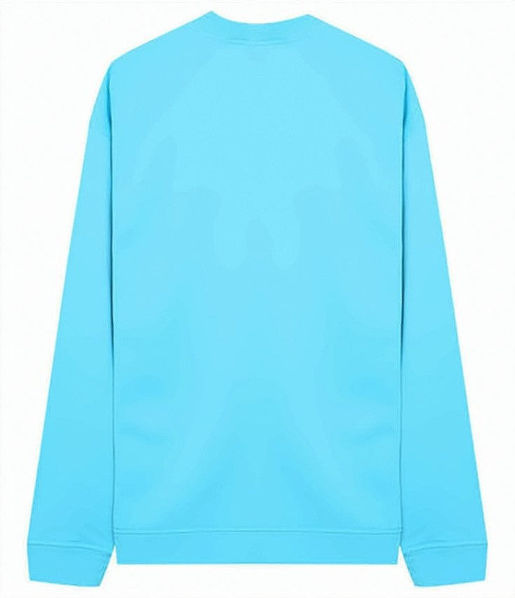 Stone Island Bright Blue Long-Sleeve Sweatshirt