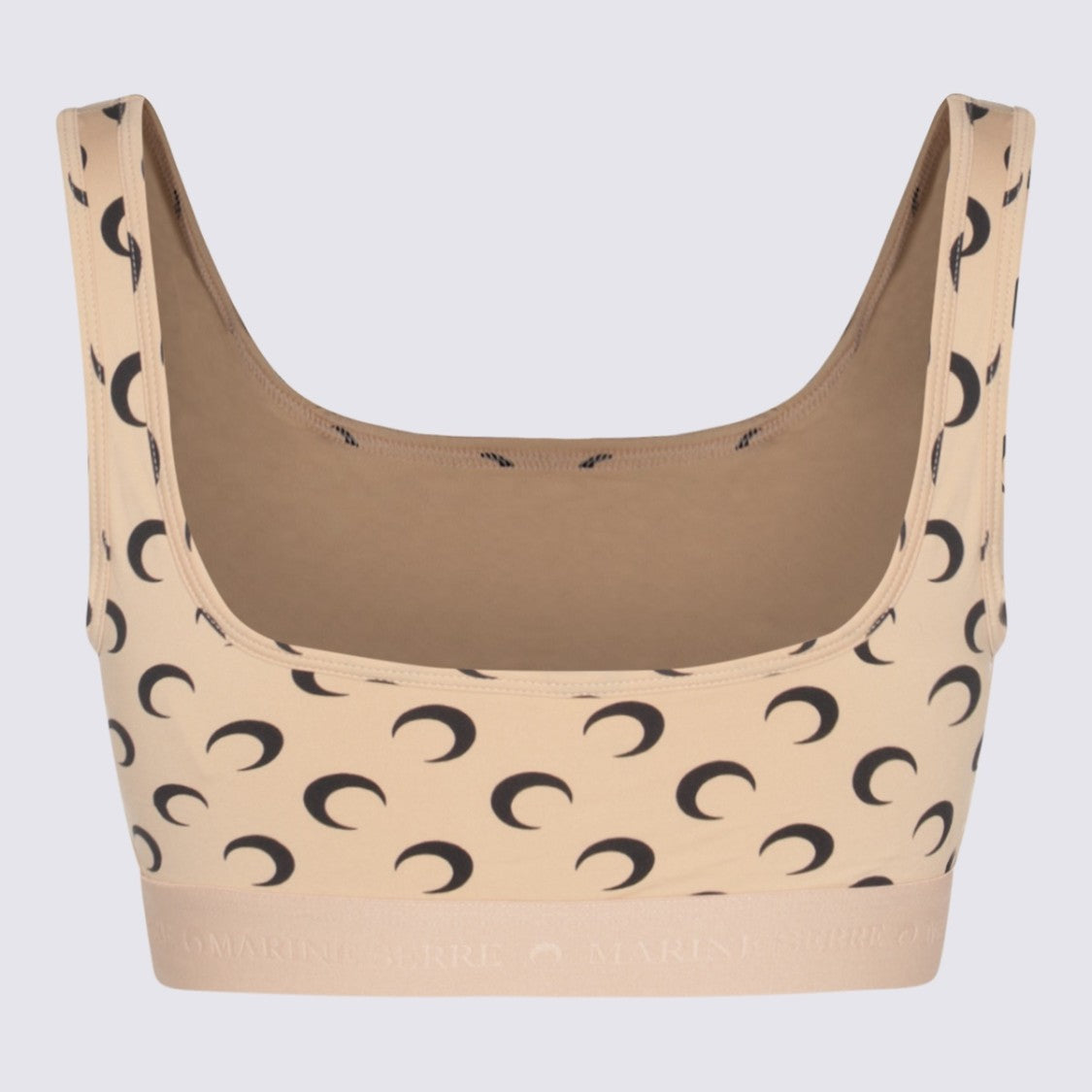 Marine Serre Tan Stretch Moon Top