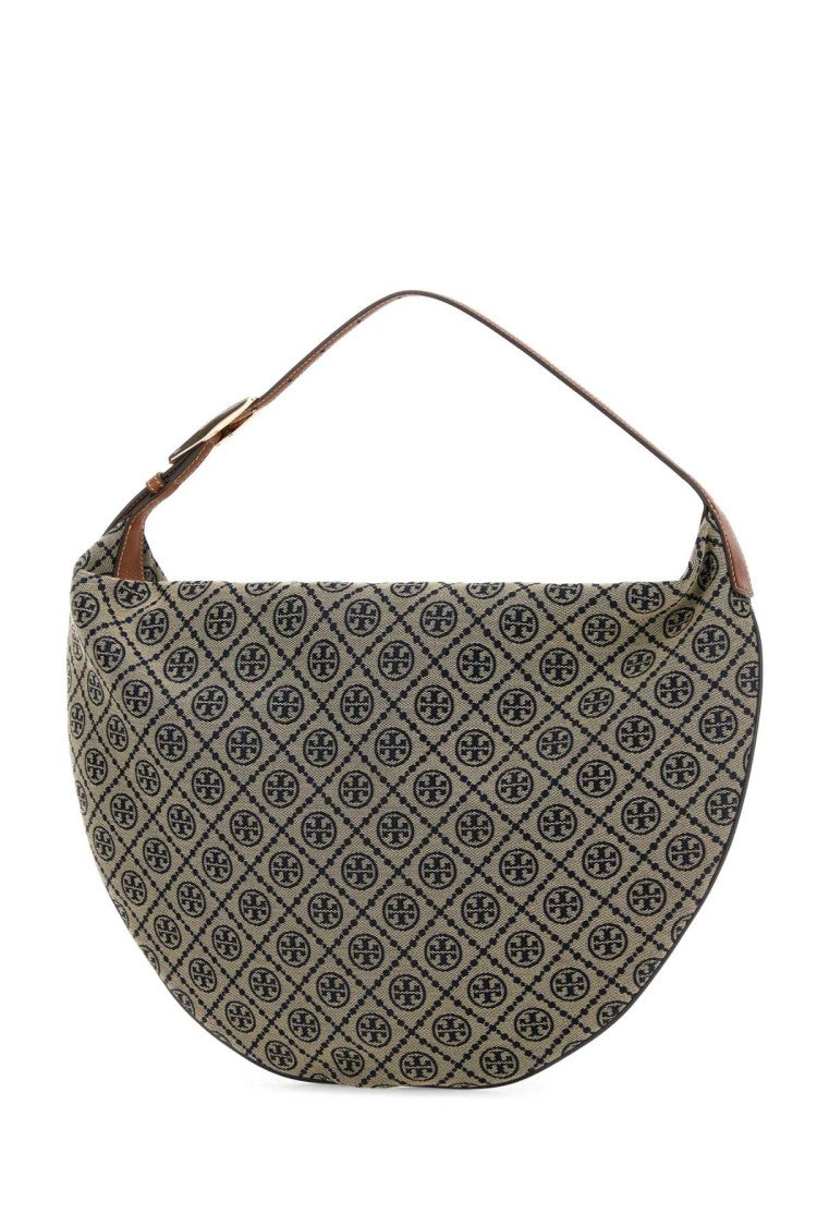 Tory Burch Embroidered Canvas Shopping Bag