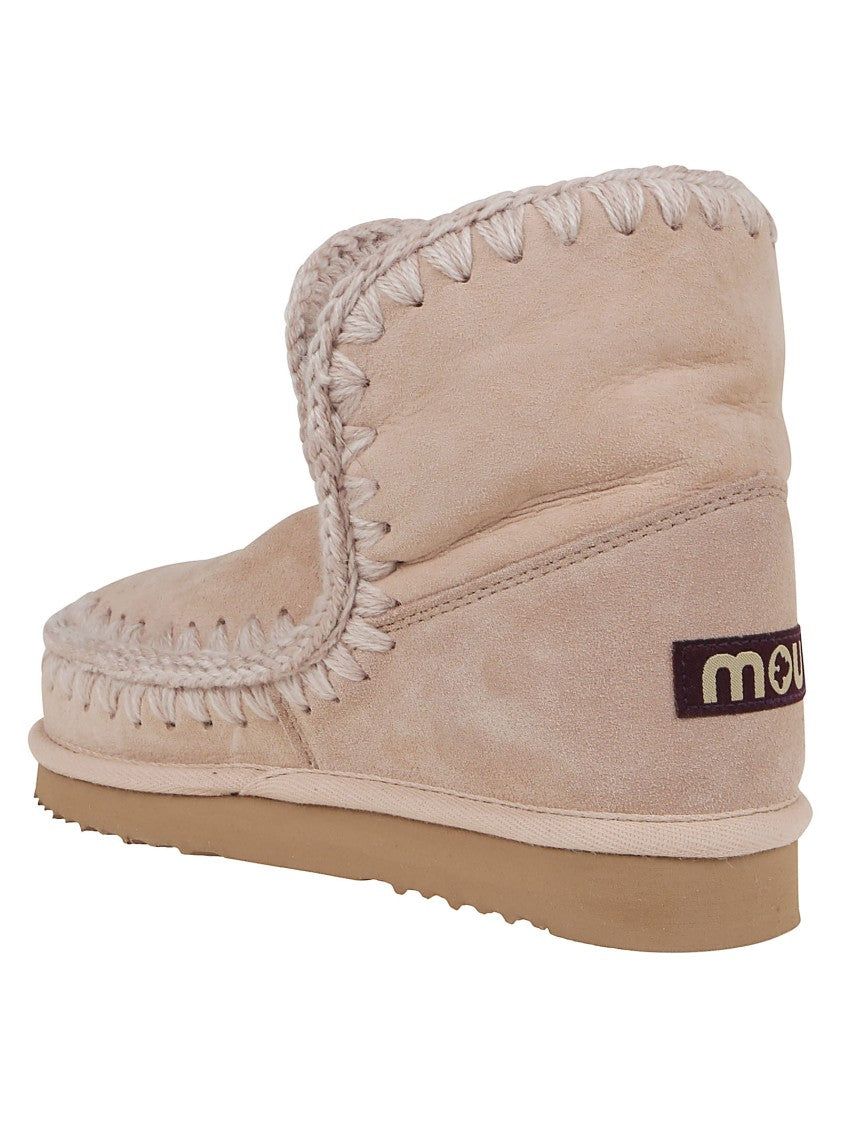 Mou Eskimo 18 Sheepskin Hand-Crocheted Boots