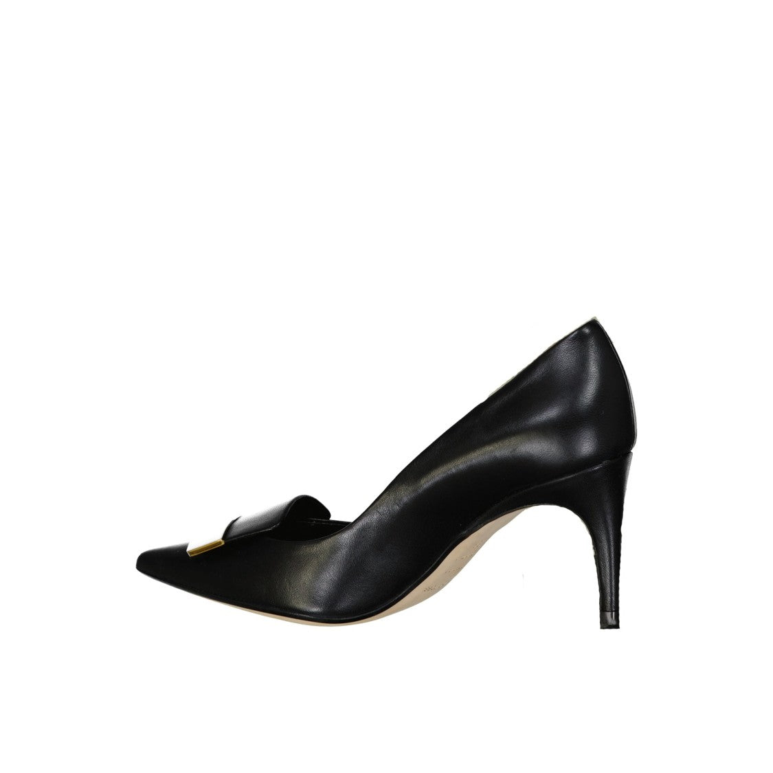 Sergio Rossi Sr Leather Pumps With Pointed Toe And Heel