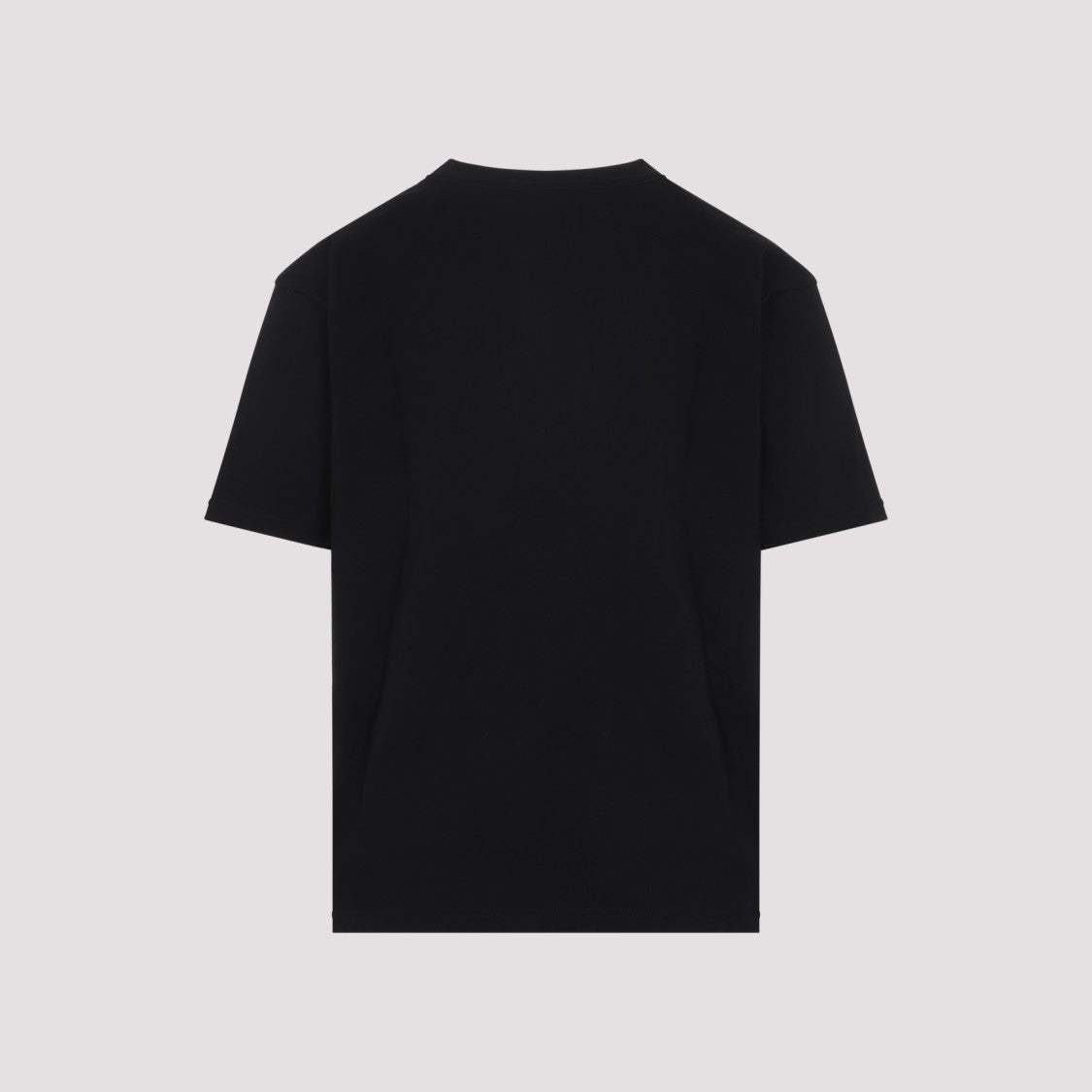 Valentino Black Cotton T-Shirt With Bold 'Made