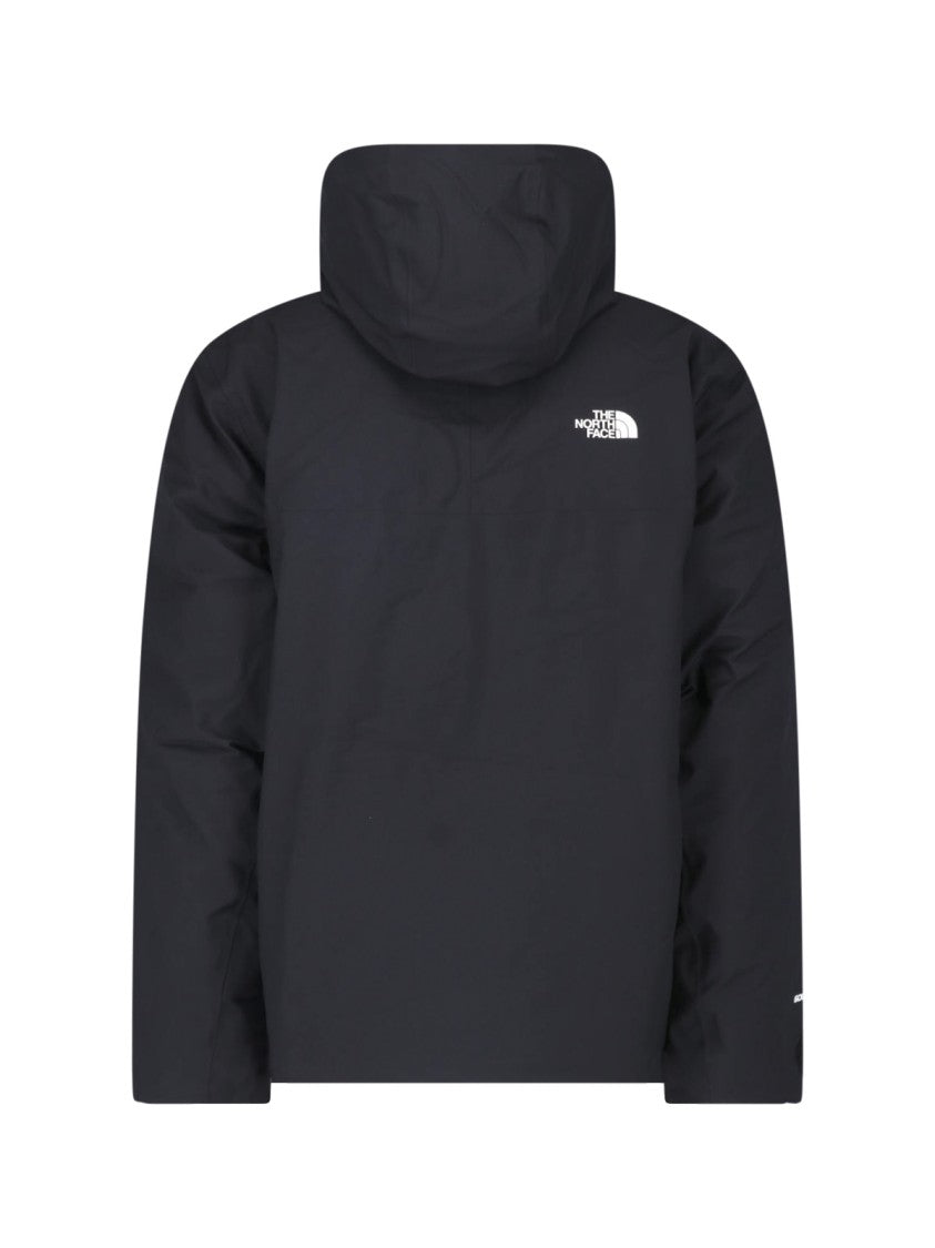The North Face Mountain Range Hooded Jacket With Full Zip Closure