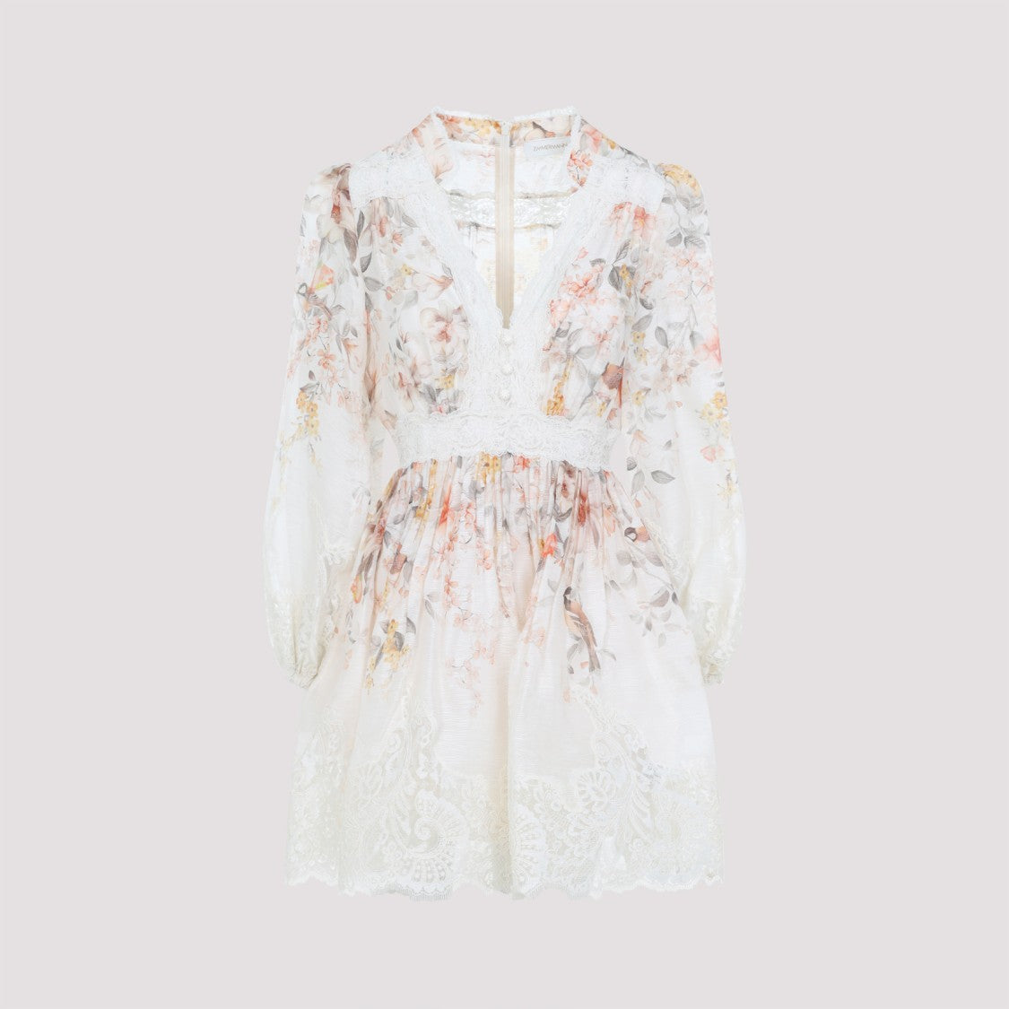 Zimmermann Floral Print Mini Dress