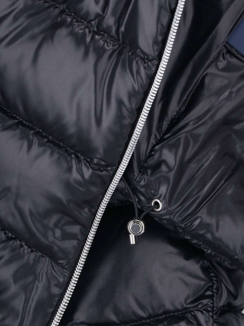 Herno Black Hooded Waterproof Down Jacket