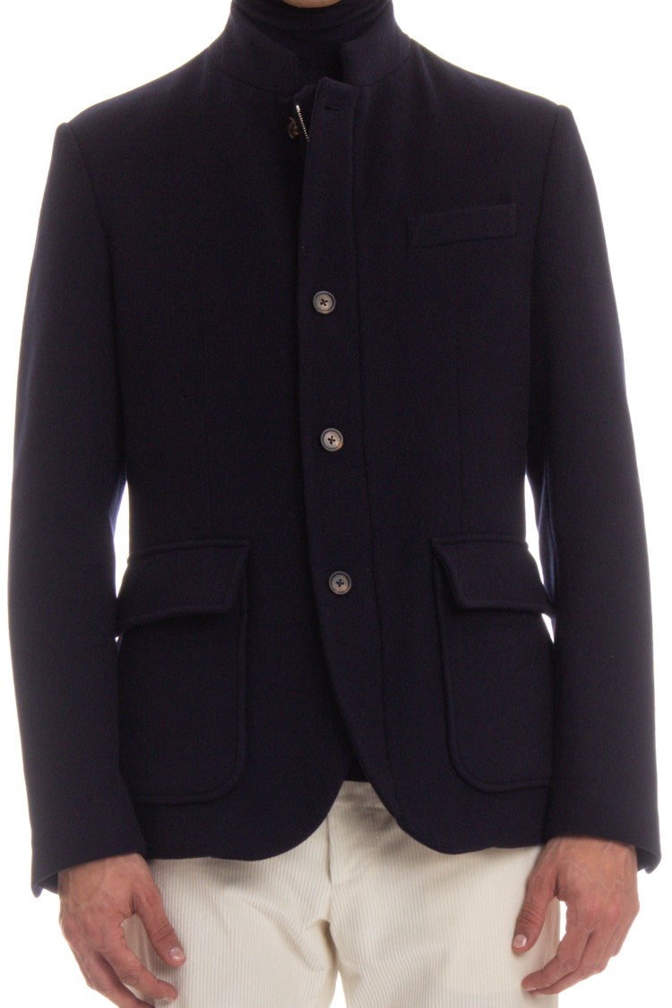 Eleventy Double Wool Outerwear Jacket