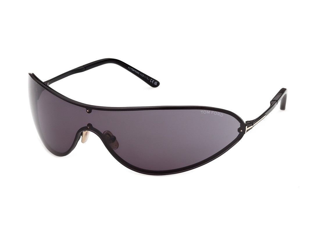 Tom Ford Ft1396 Wraparound Shield Sunglasses