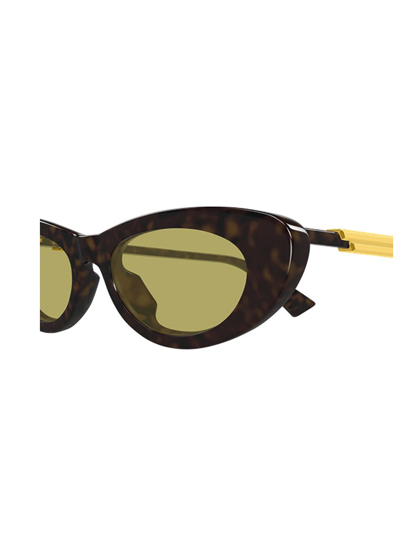 Bottega Veneta Brown Bv1447s Cat-Eye Tortoiseshell Sunglasses