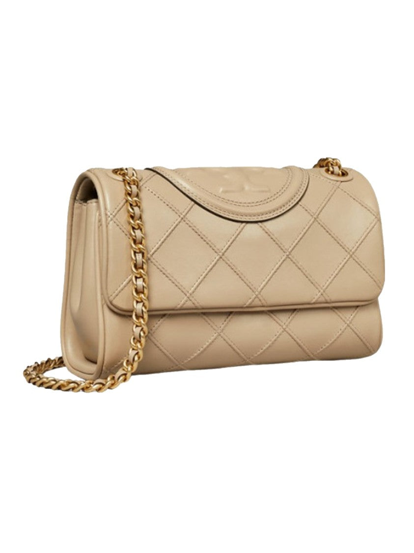 Tory Burch Fresh Clay Leather Small Fleming Soft Convertible Shoulder Bag