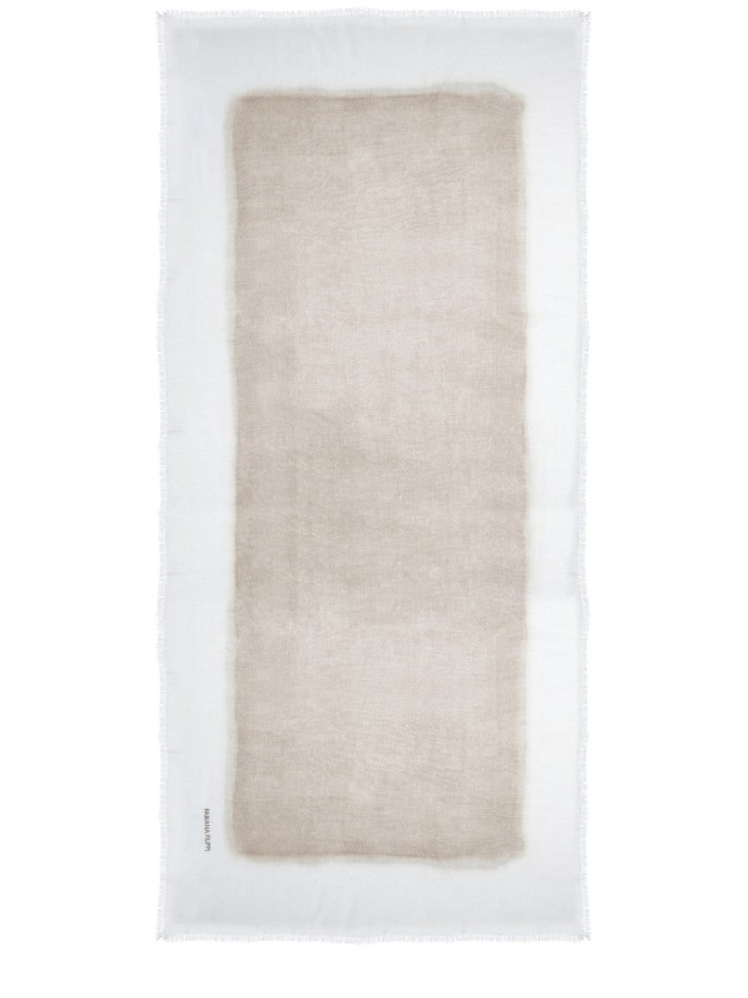 Fabiana Filippi Striped Modal Cashmere Fringed Stole