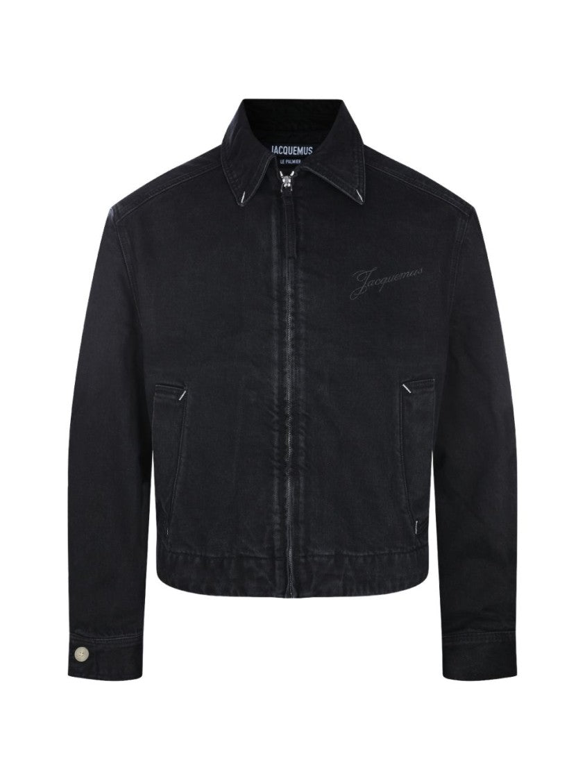 Jacquemus Black Cropped Zip Jacket