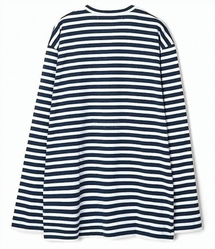 Comme Des Garçons Horizontal Striped Long-Sleeved Shirt