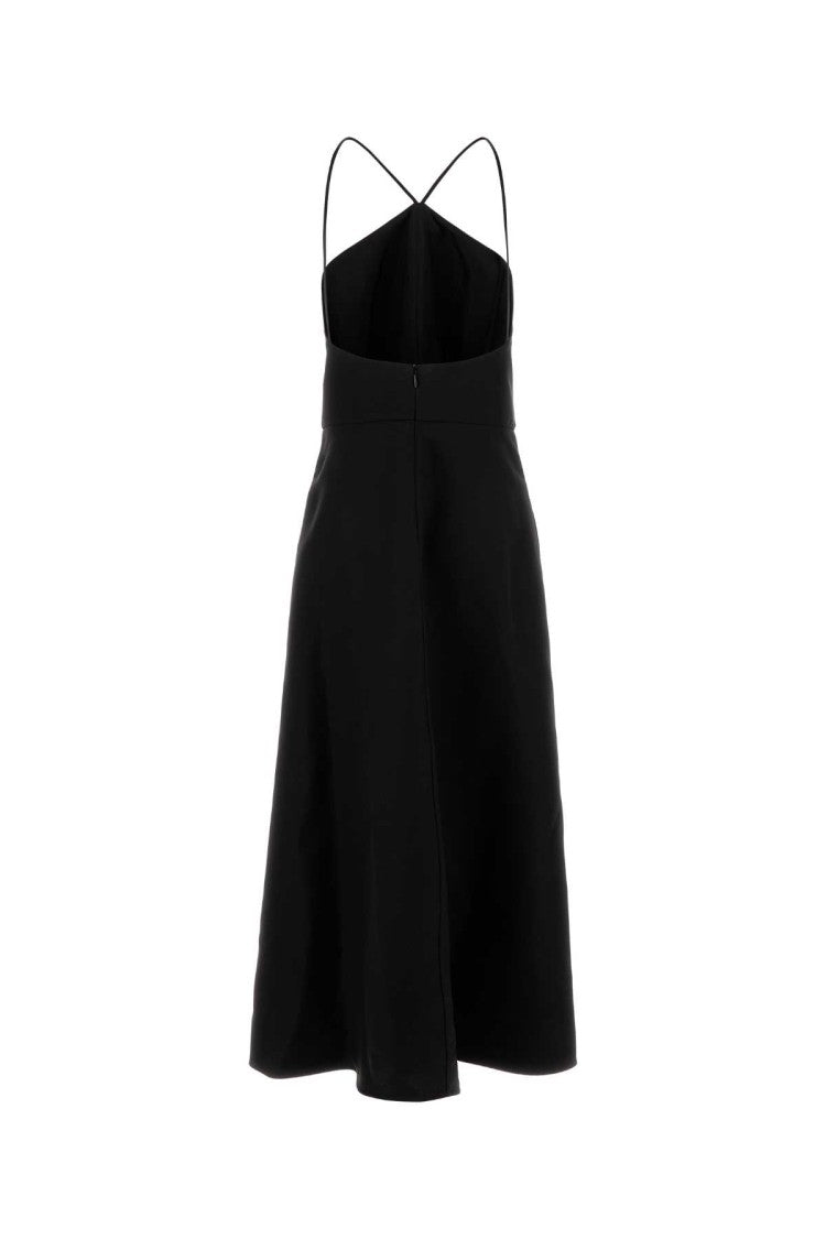 Jil Sander Black Silk Blend Dress