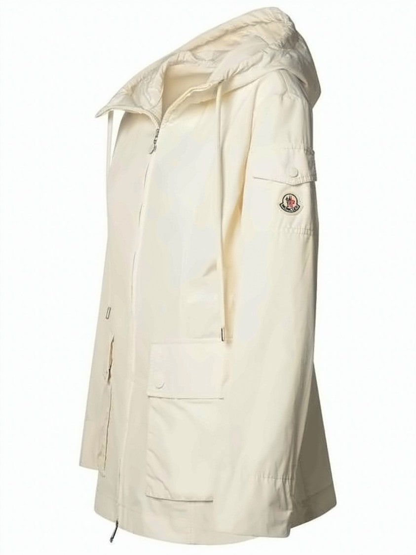 Moncler Relaxed-Fit Short Coat With Adjustable Hood And Signature Pockets
