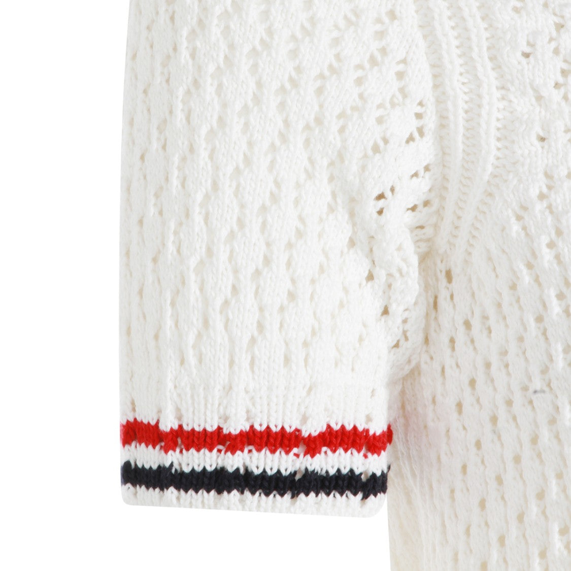 Thom Browne White Cotton Knitwear