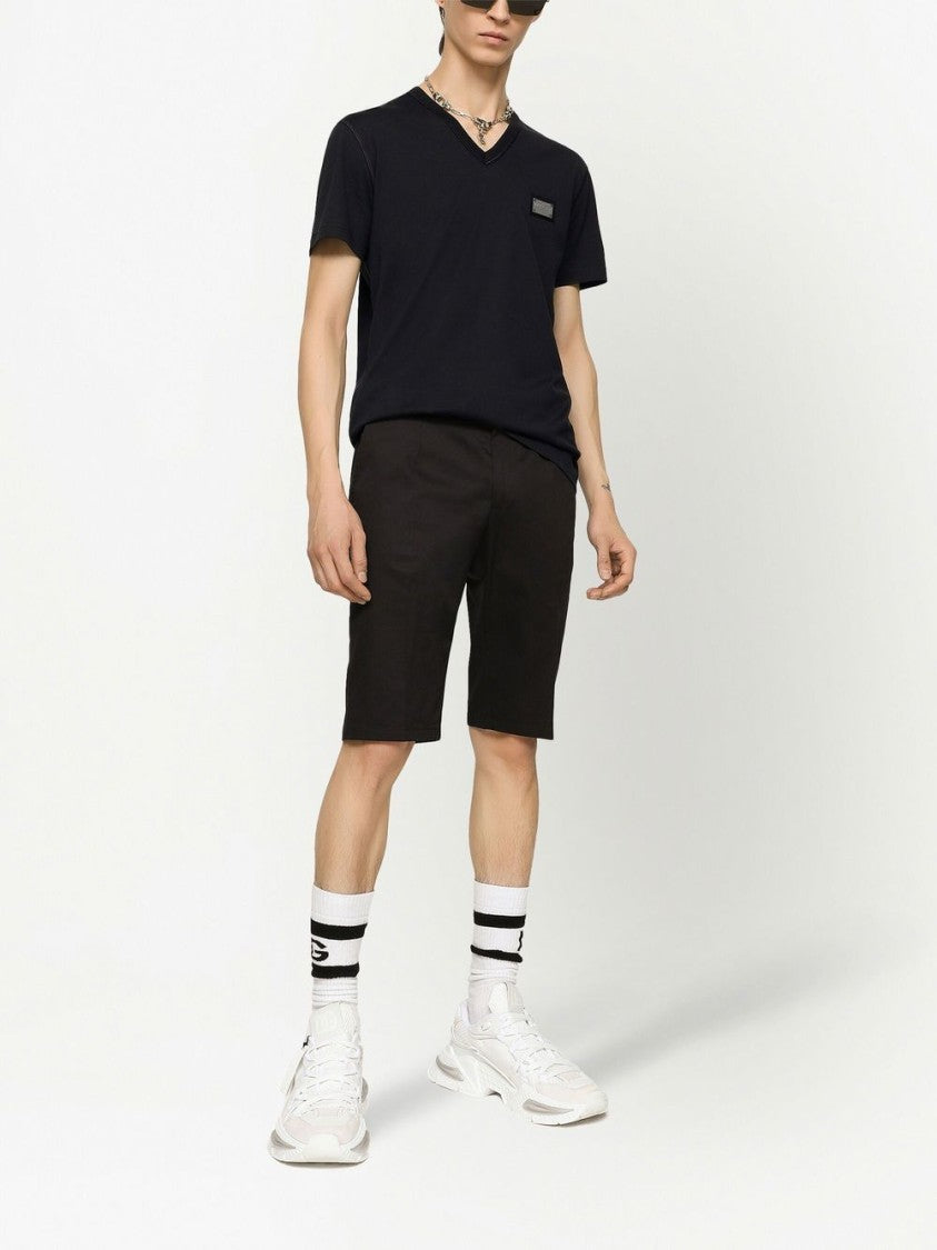 Dolce & Gabbana Black Logo Plaque T-Shirt