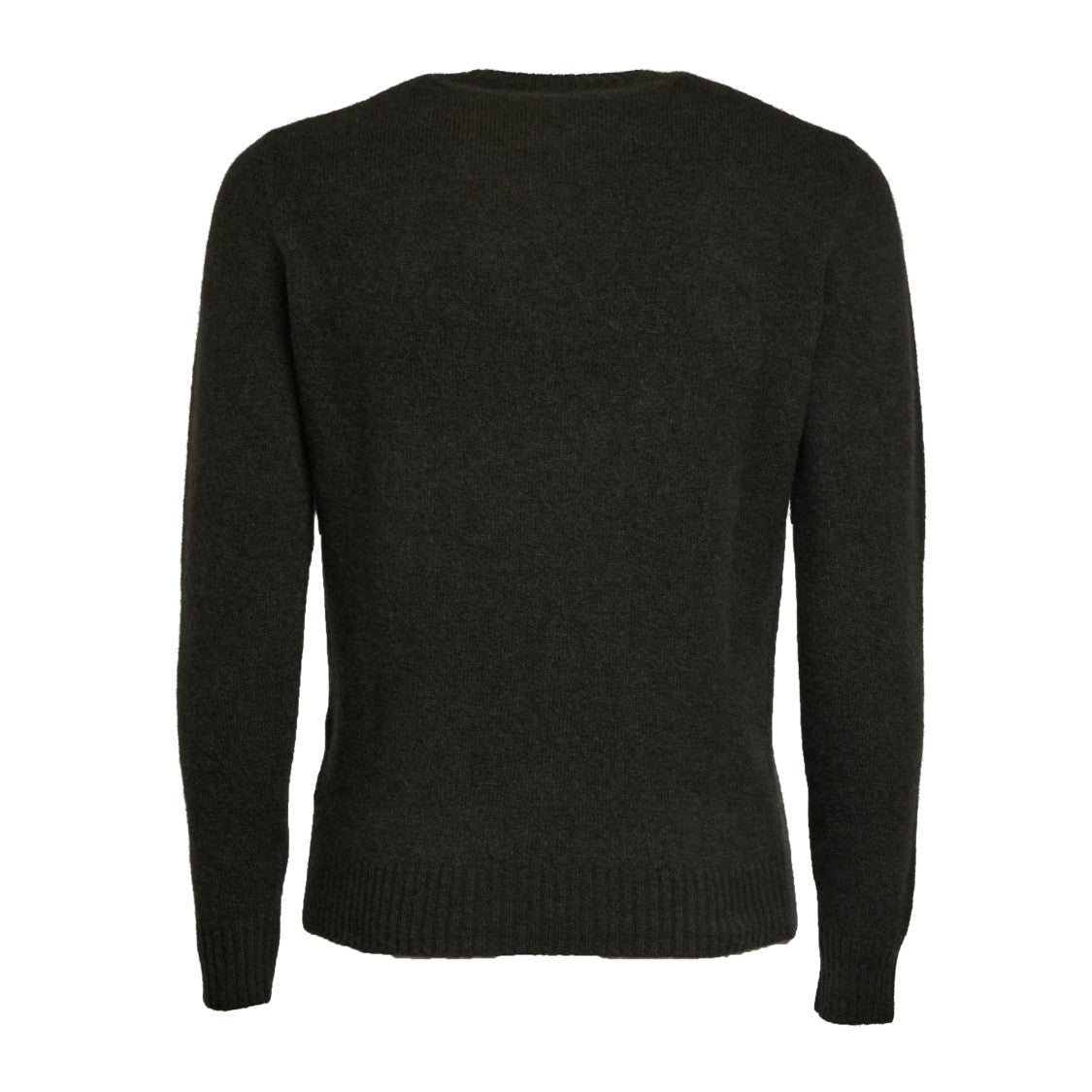 Filippo De Laurentiis Ribbed Detail Crew Neck Sweater In Wool