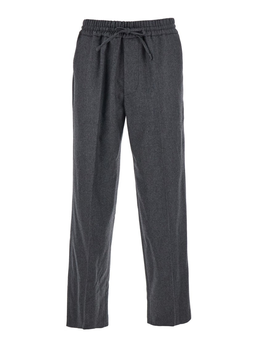 Drôle De Monsieur Le Pantalon Élastiqué' Grey Pants