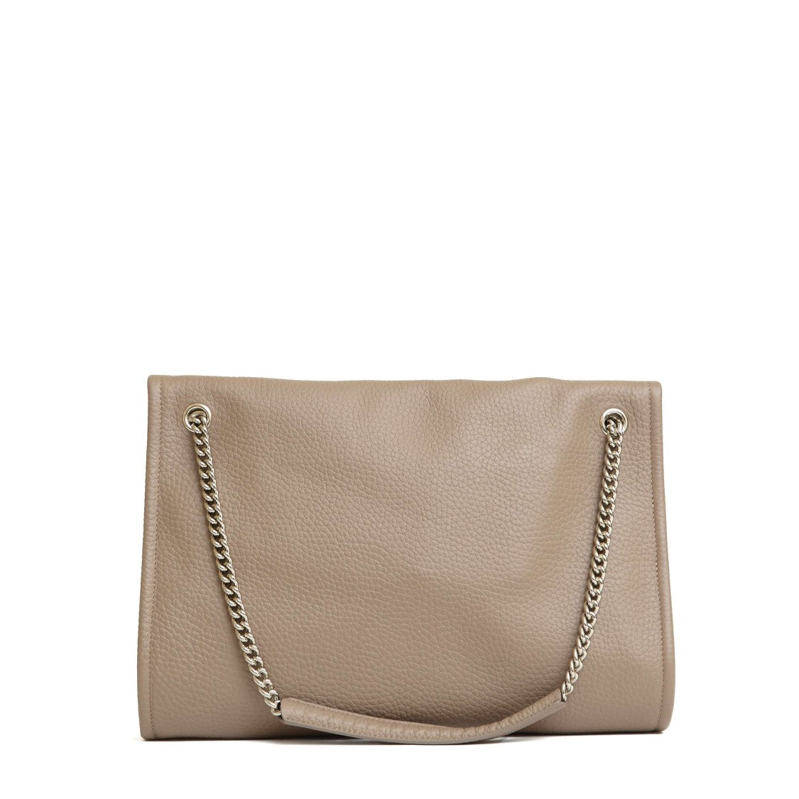 Orciani Venus M Handbag In Soft Textured Taupe