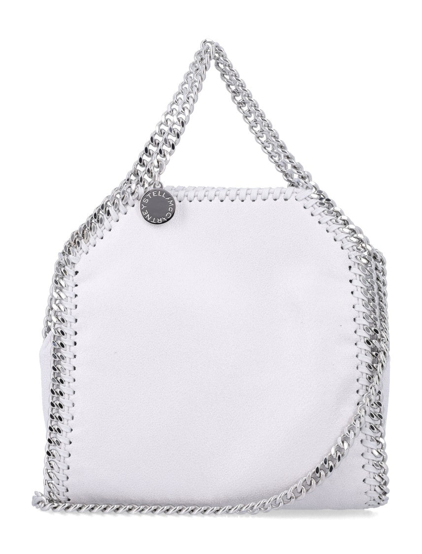 Stella Mccartney Falabella Mini Shimmering Lurex Shopper Tote
