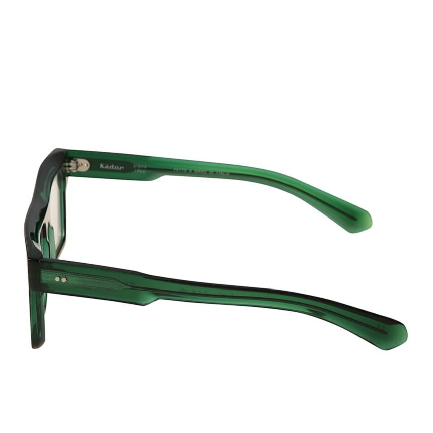 Kador Premium 7 Translucent Deep Green Rectangular Eyeglasses