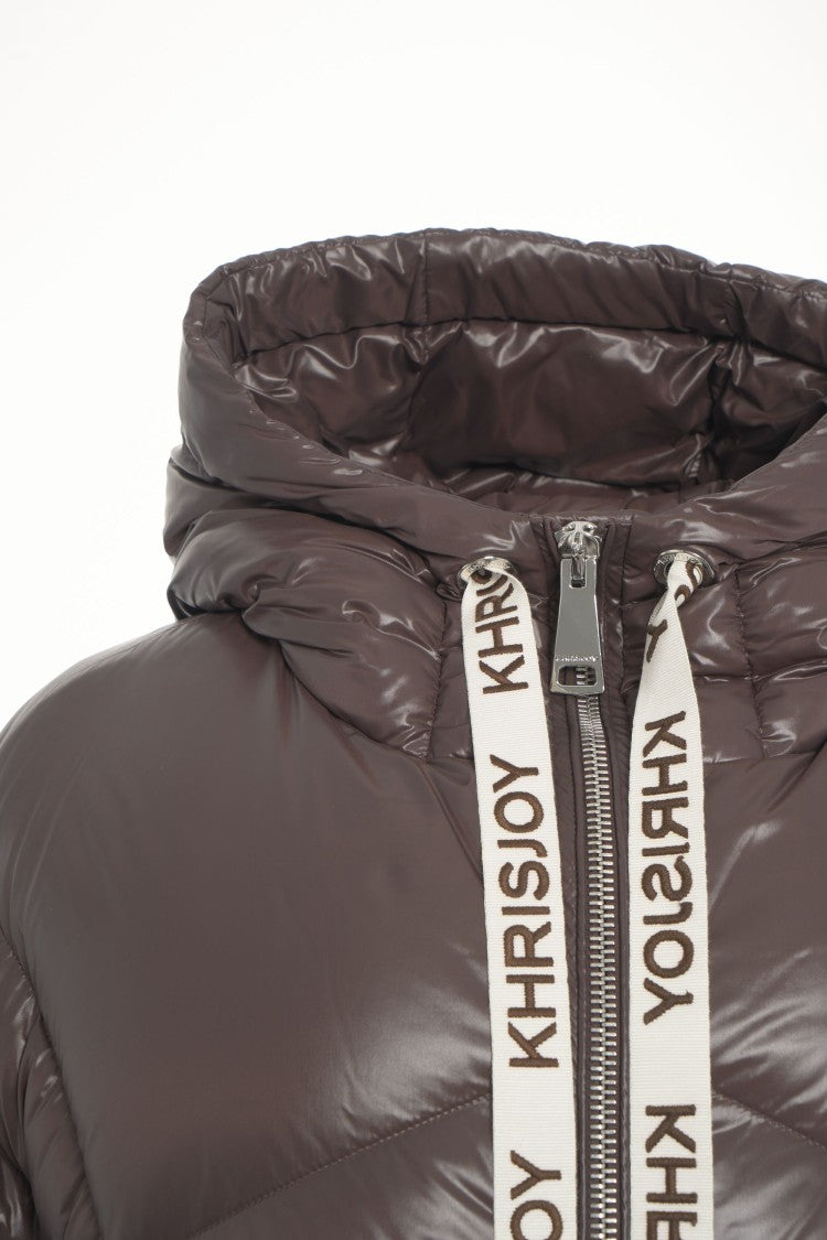 Khrisjoy Glossy Quilted Down Jacket