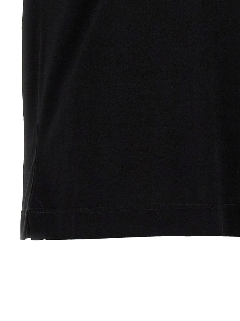 Givenchy Black T-Shirt With Signature Logo Embroidery