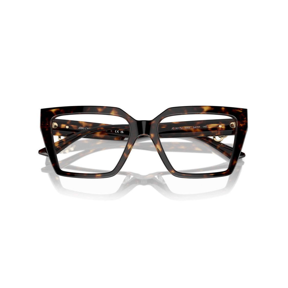 Jimmy Choo 0Jc3017u Oversized Square Tortoiseshell Sunglasses
