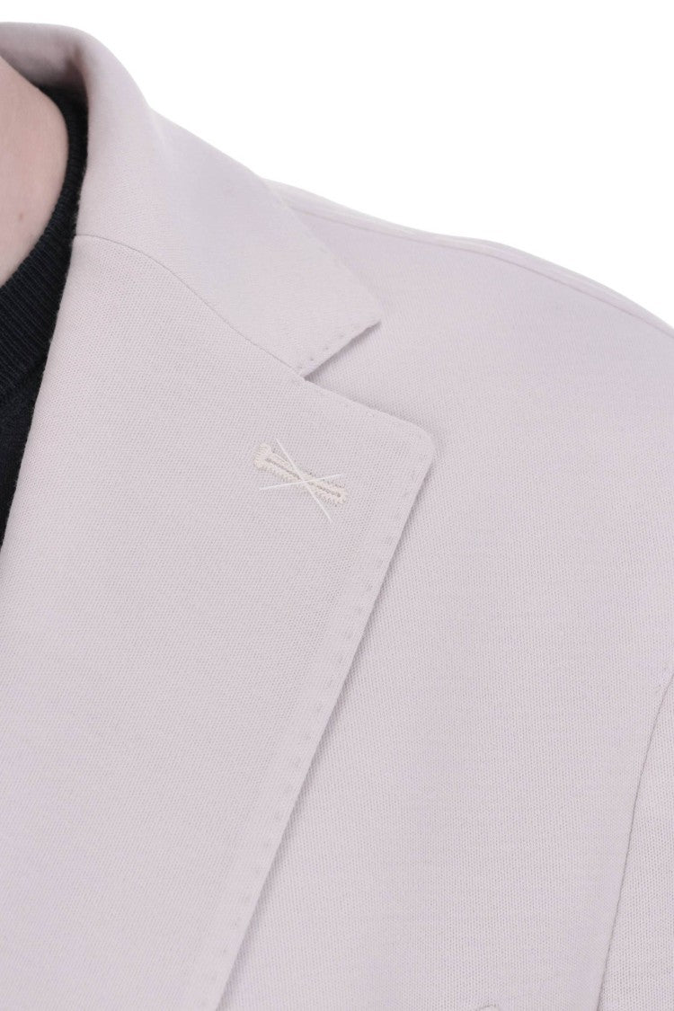 Eleventy Beige Australis Super 150S Wool Blazer