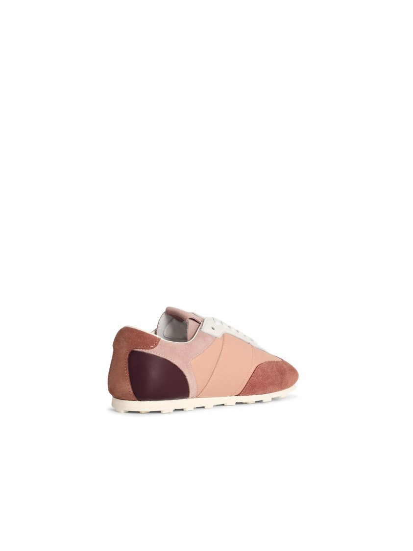Marni 'Softy Soccer' Pink Leather Sneakers