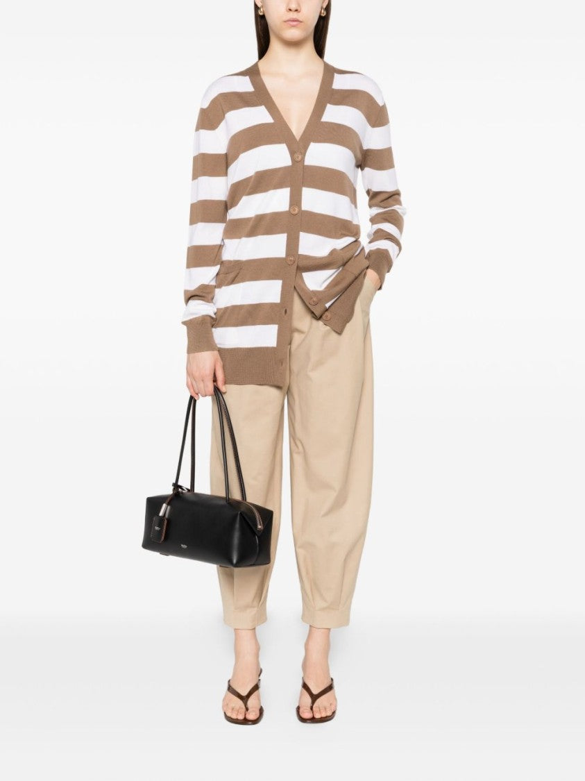 Max Mara Striped Relaxed Cardigan