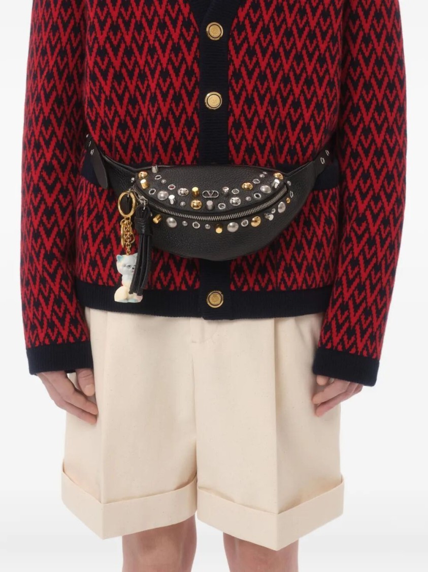 Valentino `Toute La V` Cardigan