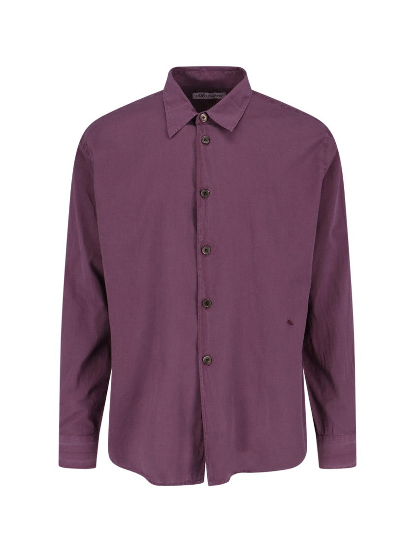 Our Legacy “Beyond” Button-Up Shirt – Purple