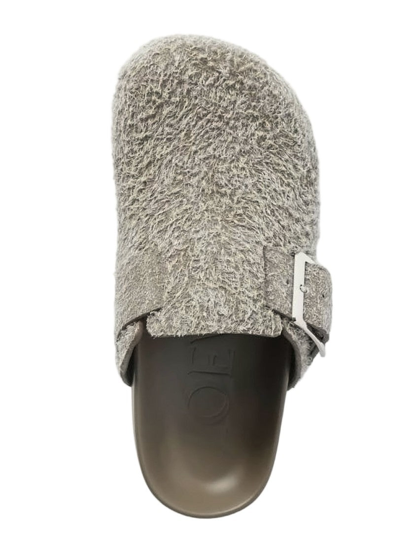Loewe Textured Suede Mule