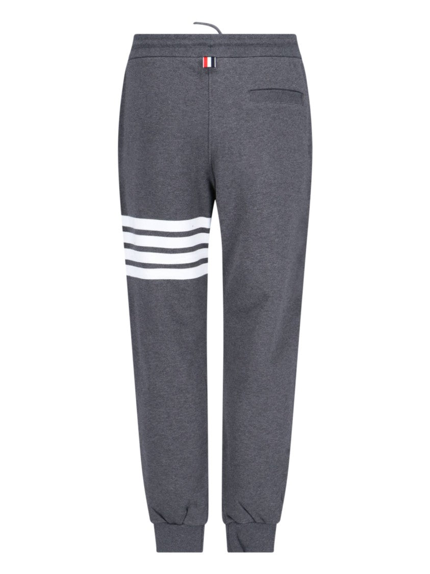 Thom Browne "4-Bar" Sweatpants – Dark Grey