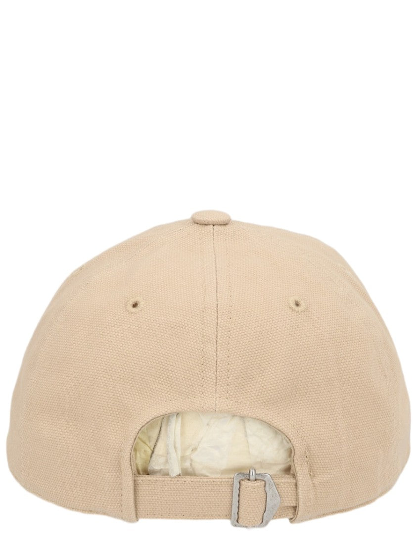 Isabel Marant Tomas Soft Beige Cotton Baseball Cap